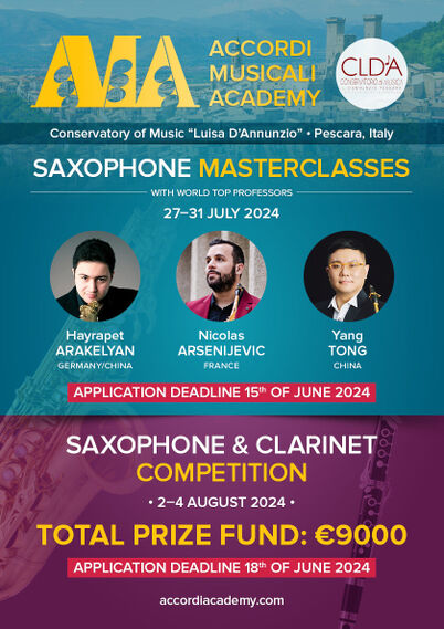 Accordi Musicali Academy - Saxophone and Clarinet — CMDI EVENTS LLC