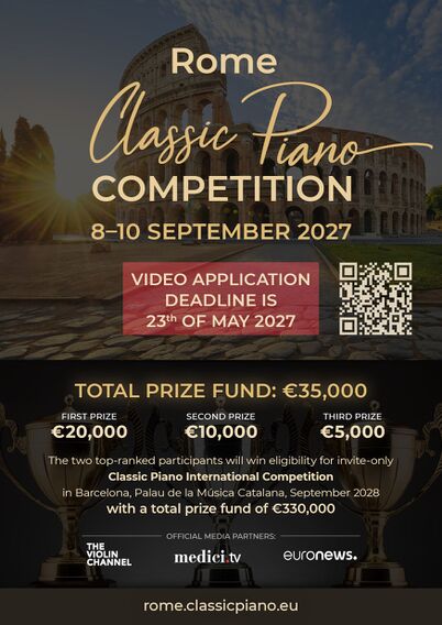 Rome Classic Piano Competition in Italy — CMDI EVENTS LLC