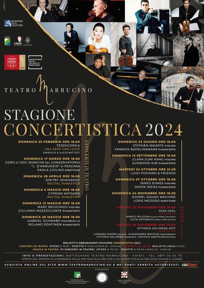 2025 Concert Season at Teatro Marrucino — CMDI EVENTS LLC
