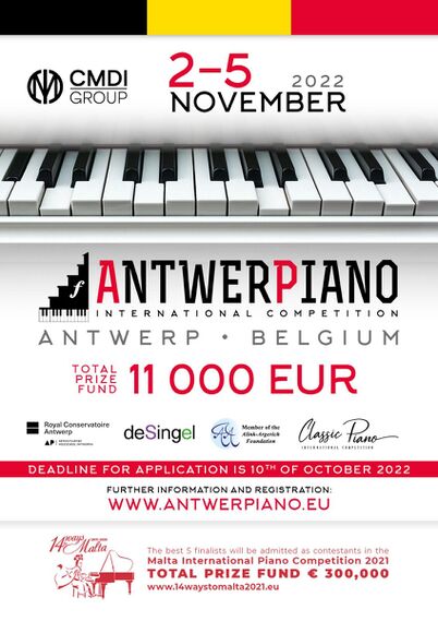 AntwerPiano International Competition 2022 — CMDI EVENTS LLC