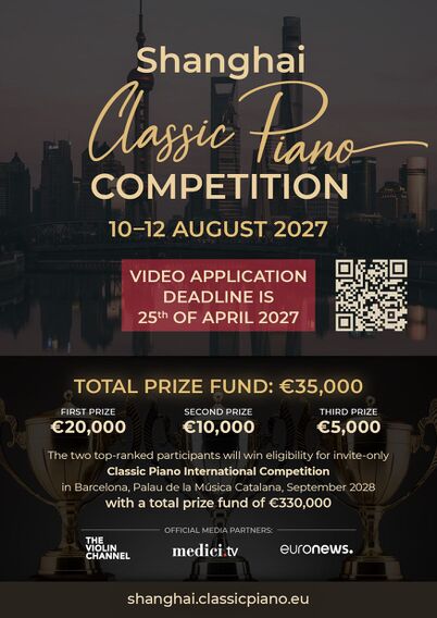 Shanghai Classic Piano Competition In China — CMDI EVENTS LLC