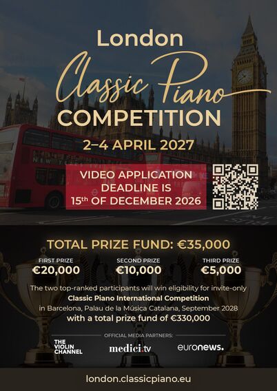 London Classic Piano Competition in the UK — CMDI EVENTS LLC
